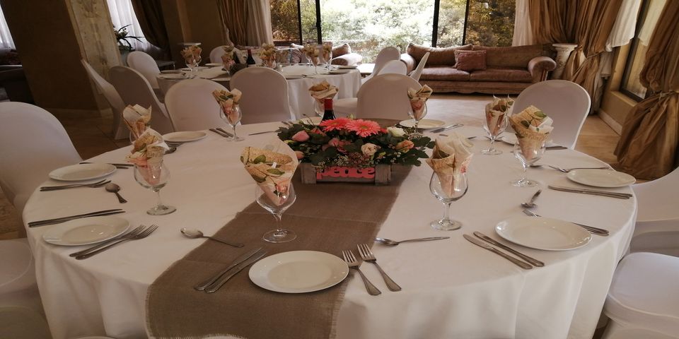 Lunch setup at Boutique Hotel