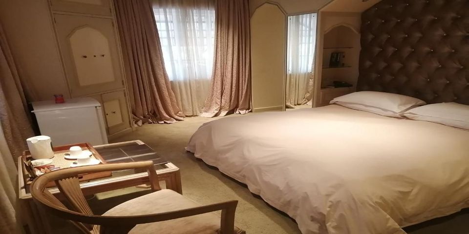 King bed at Boutique Hotel