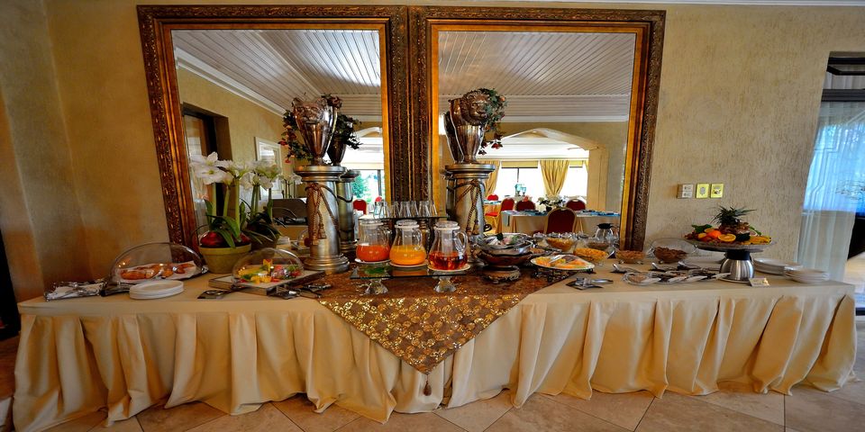 Snack bar setup at Boutique Hotel