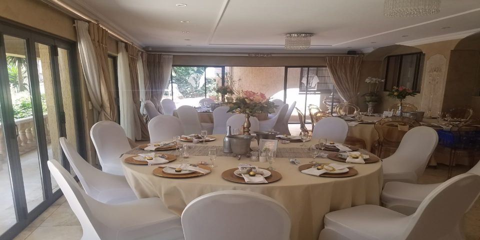 Lunch setup at Boutique Hotel