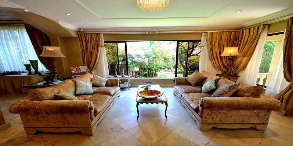 Lounge with Garden view at Boutique Hotel