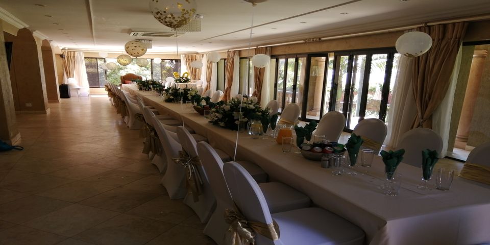 Long Table setting at Boutique Hotel