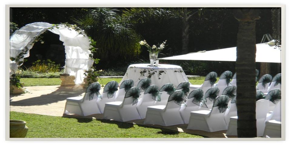 Garden Wedding setup at Boutique Hotel