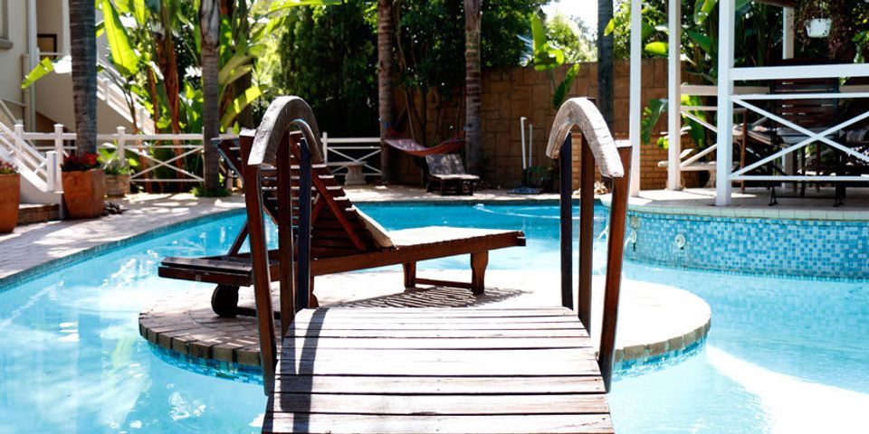 Swimming Pool Area at Guest Lodge