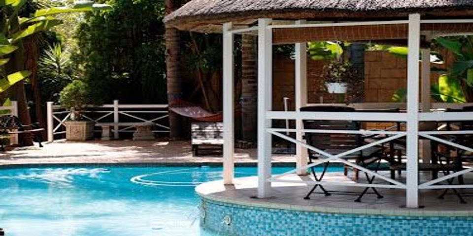 Swimming Pool area at Guest Lodge